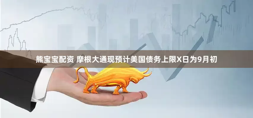 熊宝宝配资 摩根大通现预计美国债务上限X日为9月初