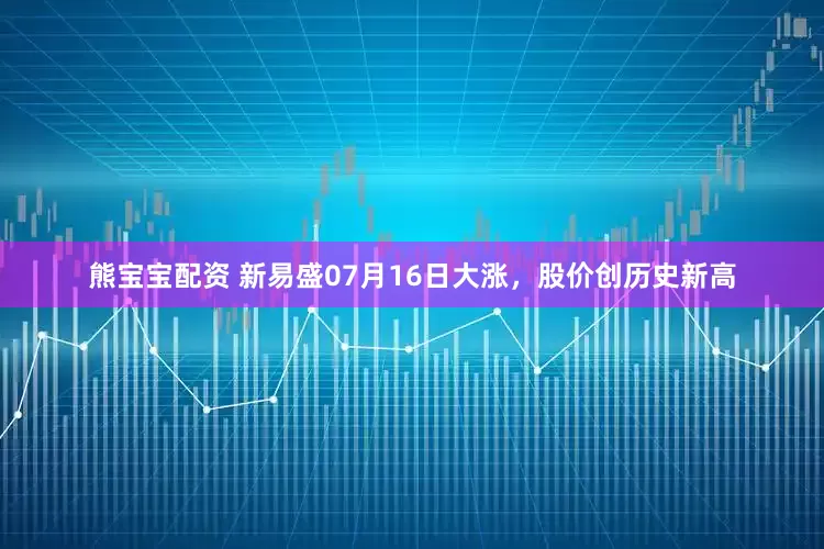 熊宝宝配资 新易盛07月16日大涨，股价创历史新高